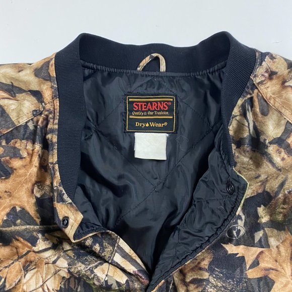Stearns Mossy Oak Camo Jacket Men's 2XL Hunting Fishing Outdoors XXL - Picture 7 of 12